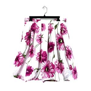 Pink Floral Roz & Ali Skirt 12